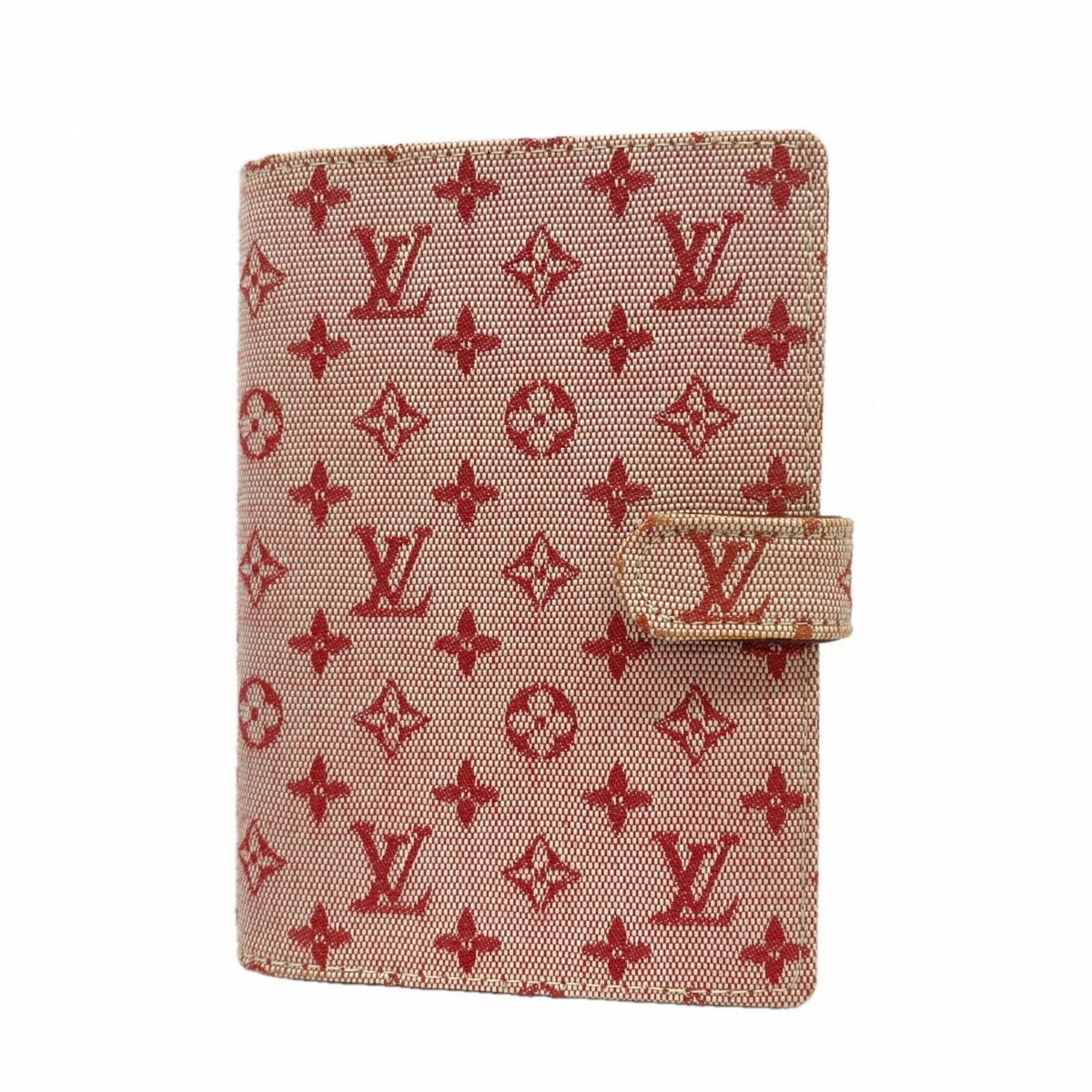 Louis Vuitton Monogram Mini Agenda Pm Notebook Cover R20912 Cerise Ladies